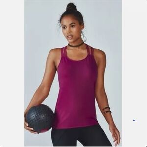 Women's Fabletics Peyton Tank Top, Purple, Size Medium, EUC